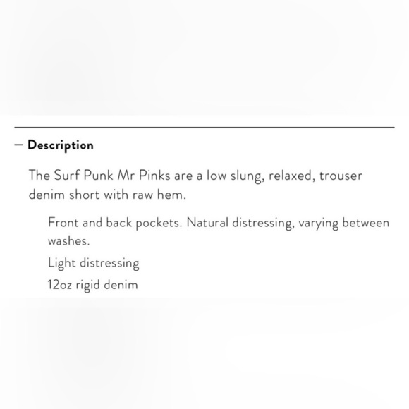 NEW! ONE TEASPOON MAN X Mr Pinks Relaxed Distressed Denim Jean Shorts Size 33 - Picture 13 of 14